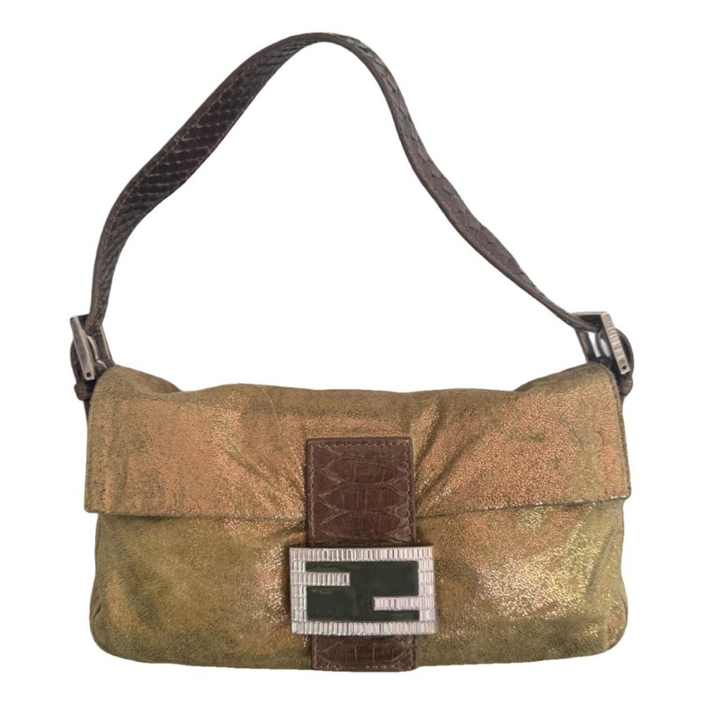 Fendi Gold Baguette